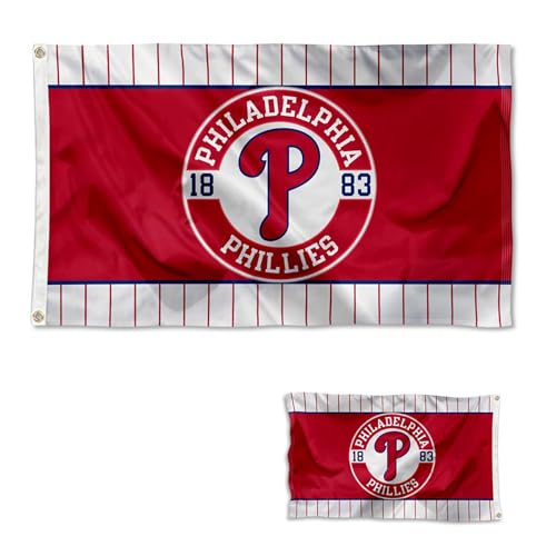 WinCraft Philadelphia Phillies Double Sided Embroidered Flag