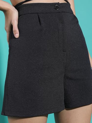 Image of Tokyo Talkies Women's Regular Fit Regular Shorts | Stretchable Shorts