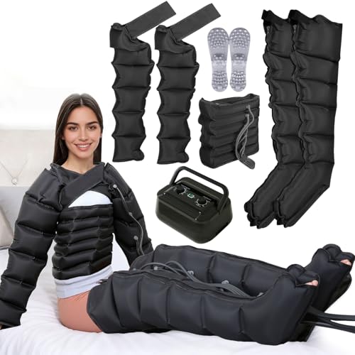 Presoterapia Pierna y Abdomen | Masajeador Botas Maquina Presoterapia Profesional para Casa | 6 Camaras Presoterapia Masajeador Botas Drenaje Linfatico (Negro2piernas+2brazos+abdomen) Presoterapia Pierna y Abdomen | Masajeador Botas Maquina Presoterapia Profesional para Casa | 6 Camaras Presoterapia Masajeador Botas Drenaje Linfatico (Negro2piernas+2brazos+abdomen)