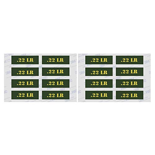 Raiseek .22 .223 .308 .30 .357 9MM .380 .40 .45 5.56 7.62 12GA Ammo Can Vinyl Skin Sticker Decal Molon Label Bullet Variety