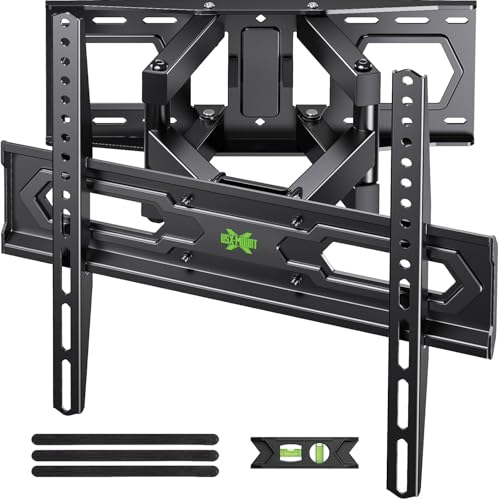 Pipishell Support Mural Pour Téléviseur à Mouvement Complet Pour Televiseurs Lcd 37 75 Pouces Qled Oled 4k Plats Incurves Support Tv Articule Pivotant A Double Bras Max Vesa 600 X 400 Mm Jusqua 1