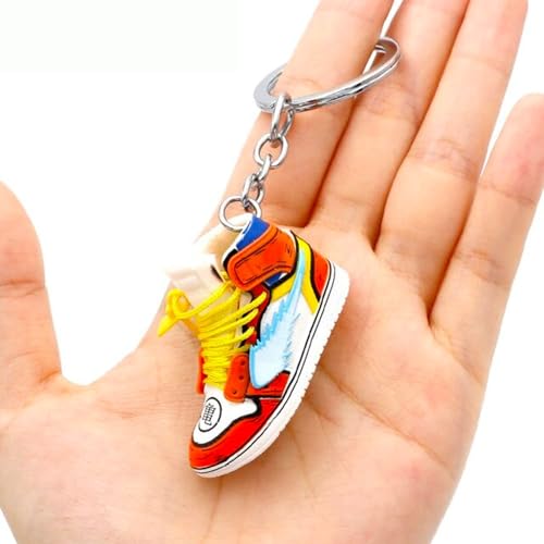 Image of CLA6 3D Sneaker Keychain | Miniature Shoe Keyring | Handcrafted And Hand-painted | Diverse Collection | Unisex