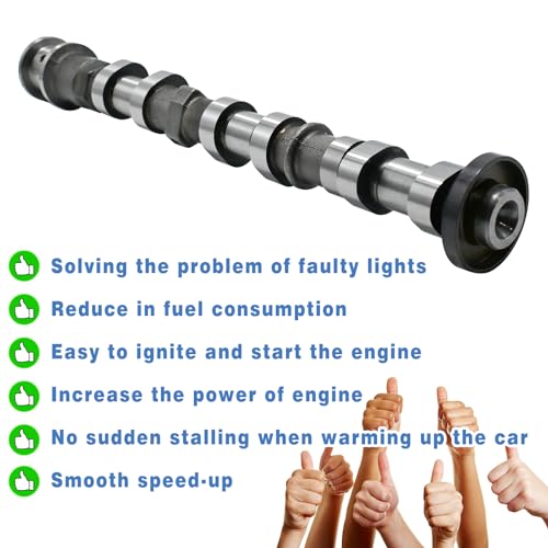RYSPLORE Left Side Exhaust Camshaft, Compatible with Dodge Ram Wrangler Chrysler 3.6L V6 Engines #OE 5184377AG 5184377AF 05184377AH 5184377AE