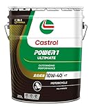 Castrol(カストロール) エンジンオイル 10W-40 POWER1 ULTIMATE 4T 20L バイク 4サイクルエンジン用 全合成油 MA2