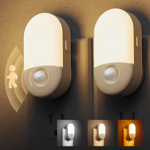 L LOHAS LED Motion Sensor Night Light, Motion Sensor Light Indoor, 3CCT