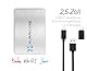 HURRICANE MD25C3 Externe Festplatte 1TB Speicher 2,5 USB-C für Fotos smart TV PC Laptop PS4 PS5 Xbox kompatibel mit Windows Mac OS Linux - Silber