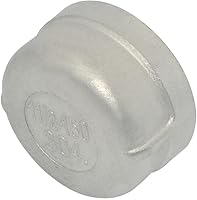 Vista 4 de 1-1/2 "1.5" Cap,NPT hembra roscada de tubería fundida,Acero inoxidable 304