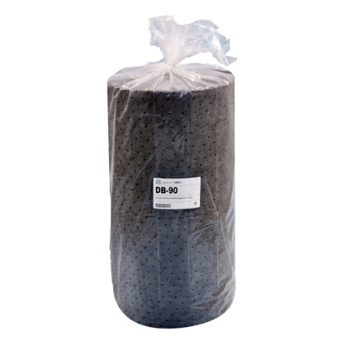 Spilfyter DB-90 Gray Universal Sorbent MRO Double Weight Absorbent Roll, 150' Length x 32
