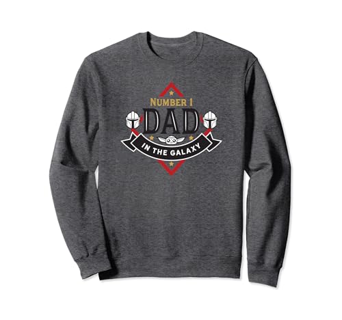 Sweatshirt Star Wars The Mandalorian le lien unique d'un Number One Dad et de son enfant