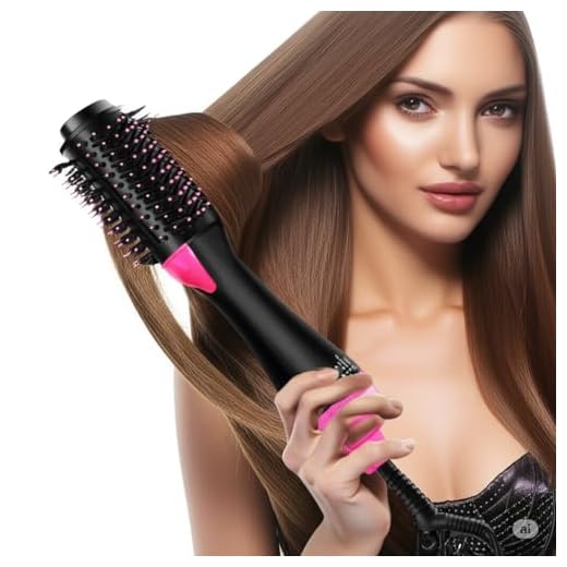 Escova Modeladora Secador De Cabelo 3 Em 1 Pente de Secagem Modeladora, Alisadora e Secadora 110V BRA03