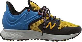 New Balance Men's Fresh Foam Roav Trail V1 Running Shoe, Varsity Gold/Neo Classic