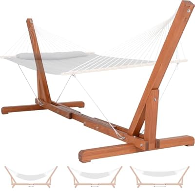 SUNCREAT Wooden Hammock Stand