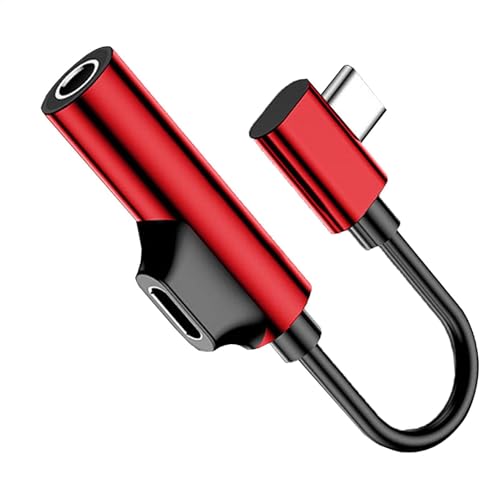 USB Cヘッドフォンアダプター、充電、オーディオコンバーターコネクター-ヘッドフォンアダプター2イン1 Type-Cから3.5mmイヤホンジャックドングル 電話用。