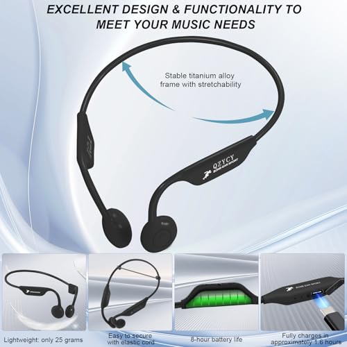 Casque à conduction osseuse pour courir en sécurité avec micro