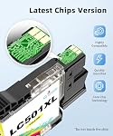 LC501XL Remplacement de cartouches d'encre compatibles pour frère LC501XL LC501 LC 501 Cartouches d'encre MFC-J1360DW MFC-J1410DW MFC-J1260W Imprimante(B/C/M/Y, 4 Boîtes)