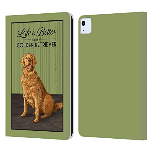 Étui iPad Air collection chien Golden Retriever pour amoureux des bêtes