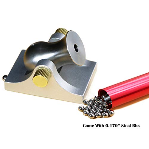 phitoon Stainless Steel Artillery Mini Cannon Miniature Cannon Model with Steel BBS