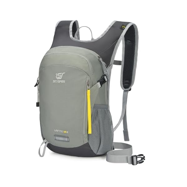 SKYSPER Small Hiking Backpack 15L Lightweight Travel Daypack