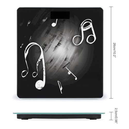 Báscula Digital de Baño con Plataforma Amplia y Pantalla LCD miniatura 2