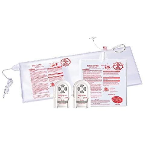 Chair and Bed Alarm Kit by Secure Safety Solutions - Two Patient Alarm Monitors, Bed Sensor, and Chair Sensor - Bed Alarms and Fall Prevention for Elderly Monitoring - Fall Prevention for Seniors Cover