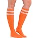 Orange Stripe Knee Socks, Party Accessory