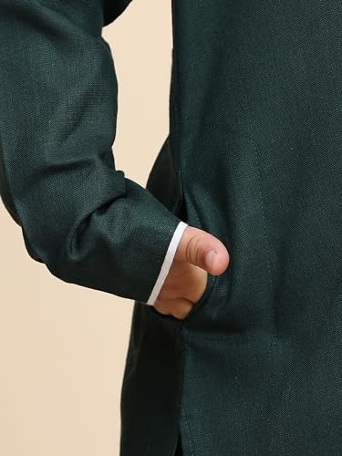 Boys Cotton Pathani Kurta set for kids | Indian Ethnic Wear | Wedding Outfit | Pack of 1 (S-247)4