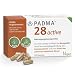 Produktbild PADMA 28 active 100 Kapseln - Mit Vitamin C - Unterstützung von Blutgefäßen, Immunsystem & Schutz vor Stress - Nach tibetischer Rezeptur mit Kräutern & Mineralien - Vegan, hergestellt in der Schweiz