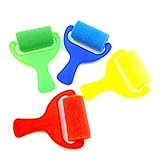 Paint Sponges for Kids，DOITOOL 4 Pcs Kids Paint Rollers DIY Sponge Paint Rolls Mini Painting...