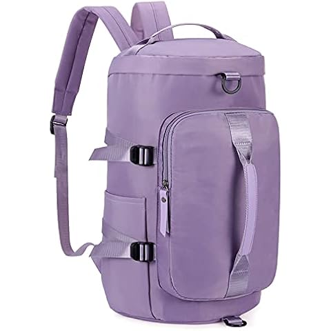 HAWEE Unisex Travel Backpack Waterproof Sports Backpack Women Travel Bag Men Daypack Large Duffel Backpack Lightweight Rucksack with Shoes Compartment for Weekend, Fitness, Swimming, Hiking, Camping Cover