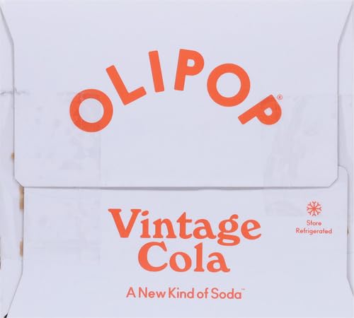 Miniatura 11 de OLIPOP, Vintage Cola - Bebida tónica espumosa sabor clásico de cola, lata de 12 fl. oz, paquete de 4 uds