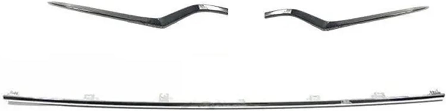 Car Rear Diffuser Bumper For Lexus RX RX300 RX350 RX450H 2020 2021 Auto Rear Bumper Chrome Bright Cover Strip Trim Replacement(Middle)