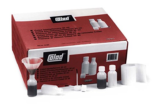 COLAD Korrekturlackflaschen & Pinselflaschen 30ml mit Bürste und Kugeln / 100 Stück