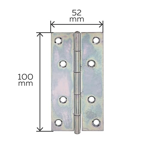 Alberts 345426 Scharnier | schmal | sendzimirverzinkt | 100 x 52 mm