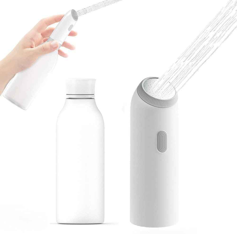 Przenośny bidet, przenośny aerozol podróżny z 4 trybami, elektryczny, mini ręczny, osobisty bidet dla kobiet i mężczyzn, do czyszczenia higieny, o pojemności 400 ml, duża butelka na podróż