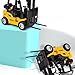 Bluethy Construction Toys, Pull Back Forklift Toys for Kid, Truck Play Vehicles for 3 4 5 6 Years Old Boys Kids, Toy Truck for Boys and Girls, Kids, Toddlers, Ages 3+ (Yellow)