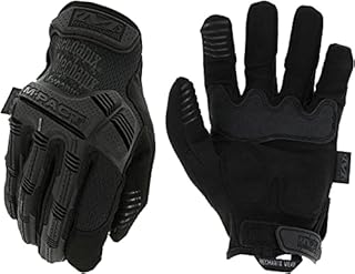 Mechanix Wear Men's Mechanix Wear M-pact® Covert (Medium, All Black) Tactical Impact Gloves, Black, M UK