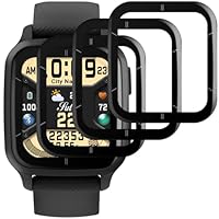 Beukei Panzer Schutz Glas für Garmin Venu Sq 2/ Sq 2 Music, 3 Stück Panzer Folie[Anti-Kratzen][Sans Bulless][Fingerabdruck kompatibel][9H Härte] Handyfolie