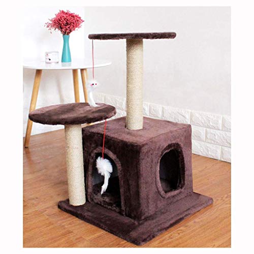 Arbre à chat 64cm compact idéal petit appartement pour l'activité du chaton - 6