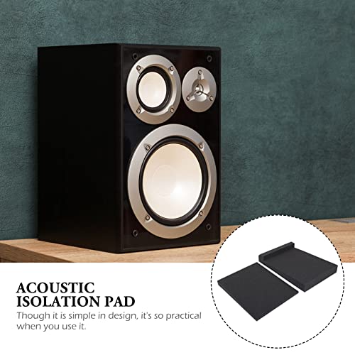 TOYANDONA 1set Almohadillas de Aislamiento Acústico para Parlantes Almohadilla Aislante de Sonido para Reducción de Ruido Color Negro miniatura 3
