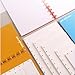 GELRHONR A5 Looseleaf Cover,T-Hole Looseleaf Notebook Cover 4 pcs