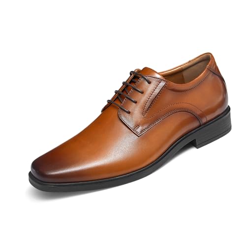 Mens Oxford Leather Business Casual Shoes