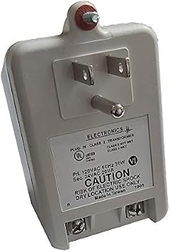 PWS-2420 24VAC 20VA Class II Power Supply AC Adapter UL 24V Transformer Plug with terminals