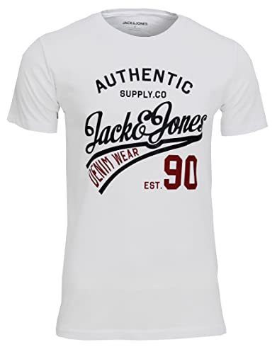T-shirt pour homme JACK JONES lot de 3 avec logo discret col rond noir S - 2