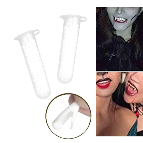 Image of White Bottle Tooth Beads Replacement Cosplay Fake Teeth Filling Beads Easy Removal Shape Freely 4g Effective Festival Supplies Emergency Dental Care Products