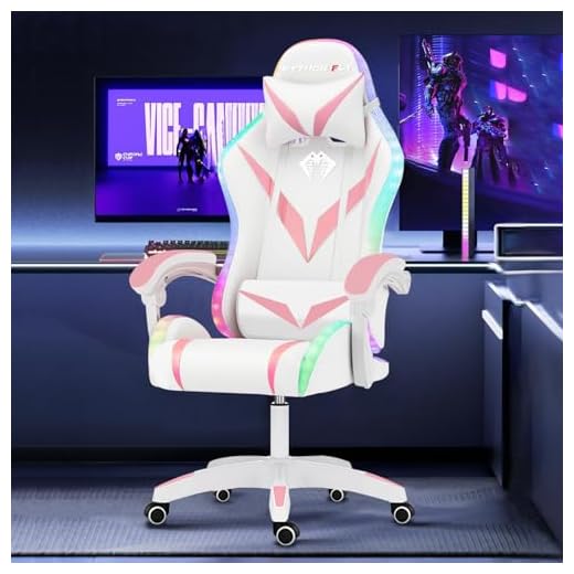 Gamer Rgb Rosa Com Iluminação