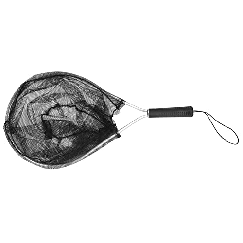 Giilayky Aluminium Landing Nets Fly Fishing Fish Saver Nylon Knotless Mesh Trout Hand Net