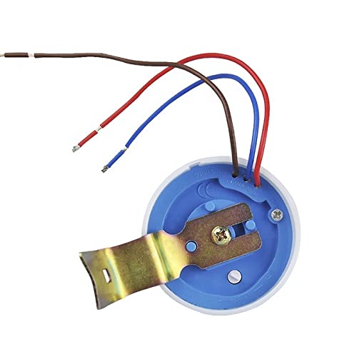 Image of amiciSmart Automatic On /Off Street Light 2 Way Switch Controller AC 220V 10A Photocell Sensor for Outdoor Lights, White