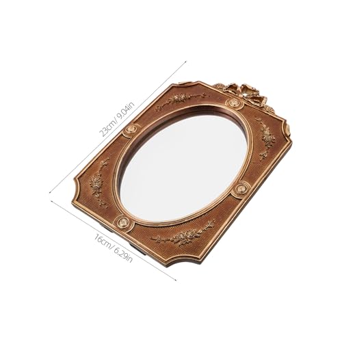 Miroir décoratif rétro avec nœud pour embellir une entrée - 3