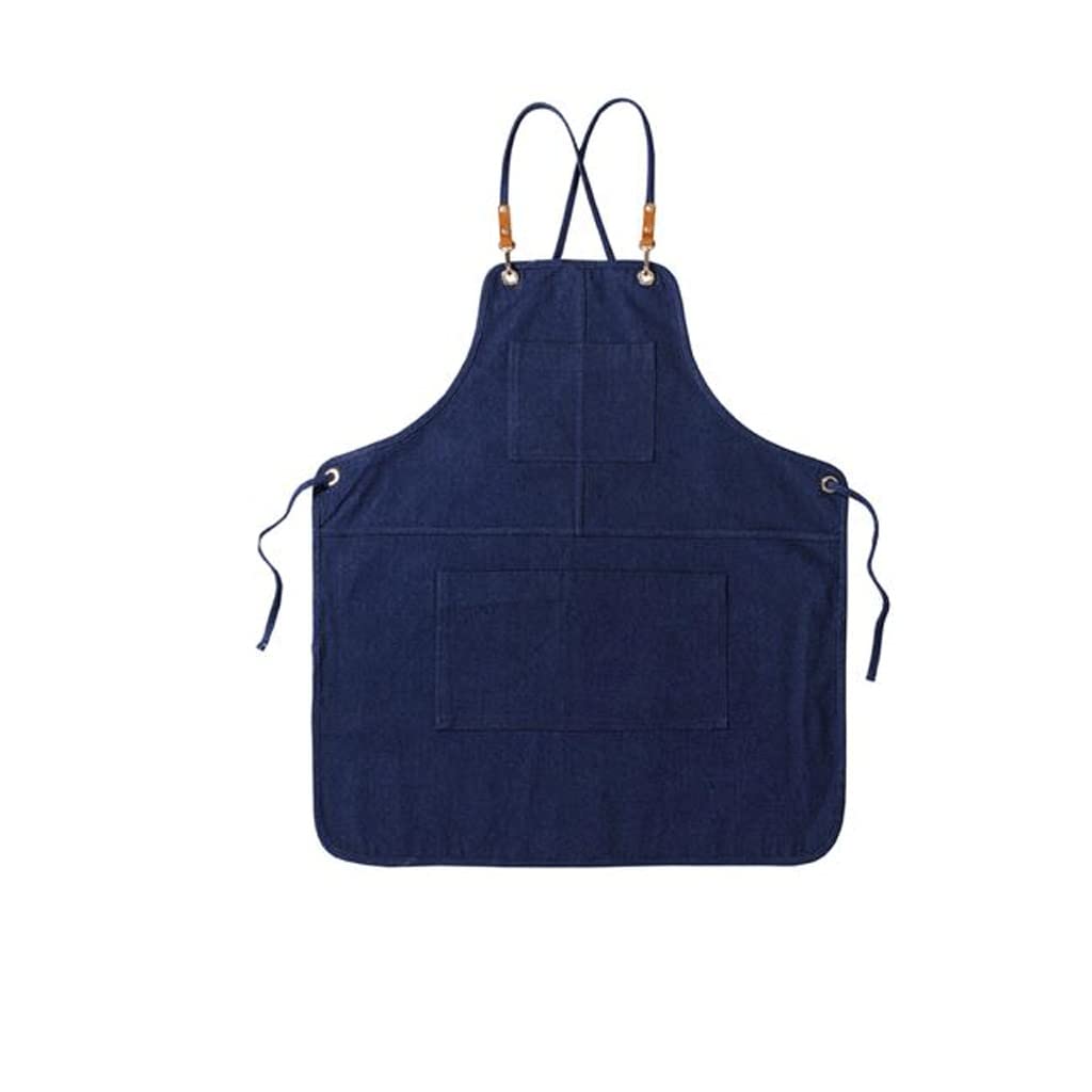 SSDD Ropa de algodón Delantal Delantal Arte Floral Barista Flower Shop Restaurante Workwear Workwear (Size : Blue)