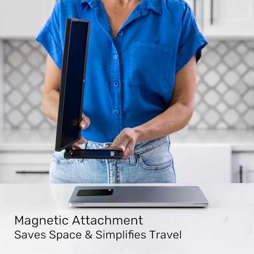 Image of SideTrak Swivel 14 inch Attachable Portable Monitor Extender, FHD TFT Laptop Dual Screen with Kickstand + Unique Swivel Hinge, Compatible with Mac, PC, Chrome, Powered by USB / Mini HDMI Port - 10 Pack